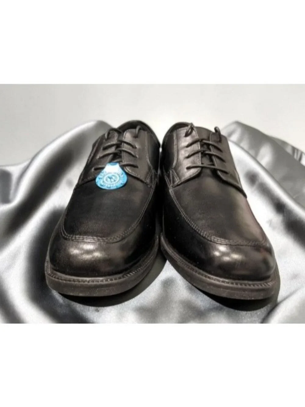 Rockport Men's Margin Oxford Black Leather Lace Up Shoes Size 10.5 NEW NO BOX